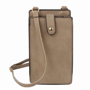 NWT Luxie Collection Fashion Crossbody Bag Cell Phone Tan Purse